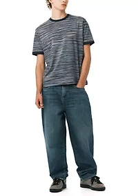 Men’s Kirion Short Sleeve Striped Crew Neck Top