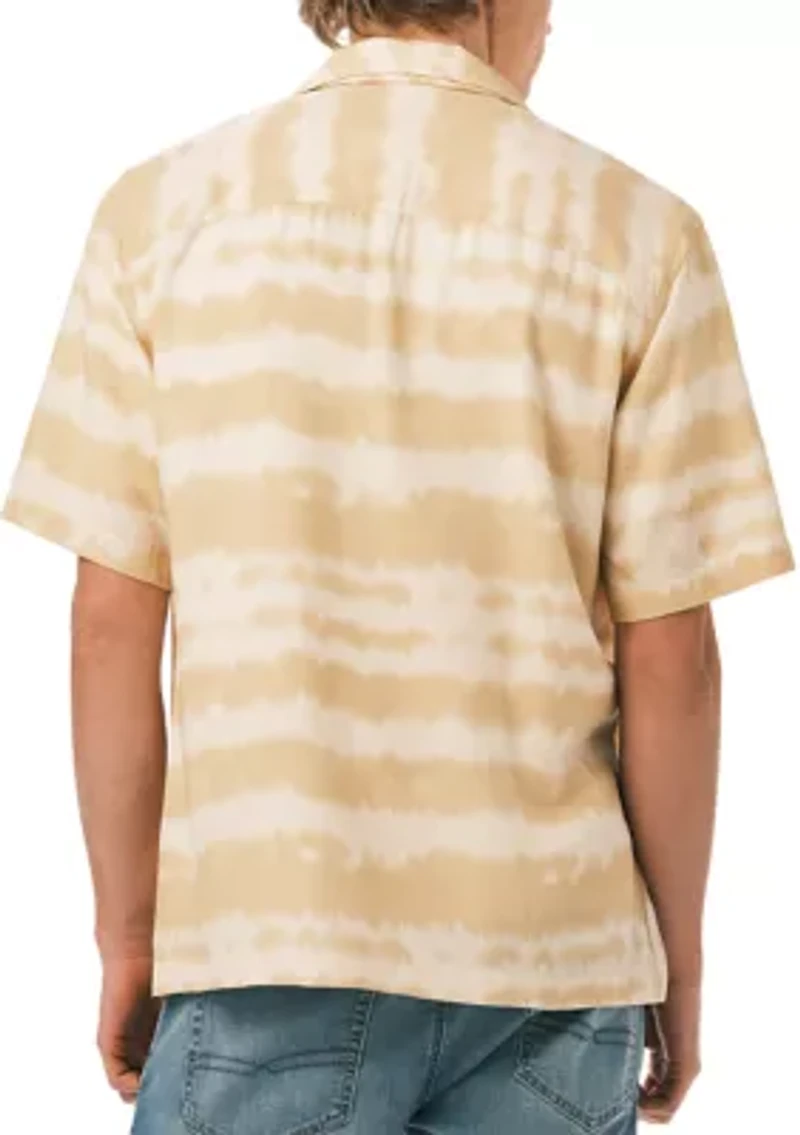 Men’s Short Sleeve Printed Camp Shirt