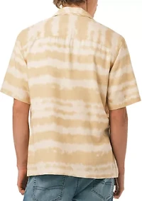 Men’s Short Sleeve Printed Camp Shirt
