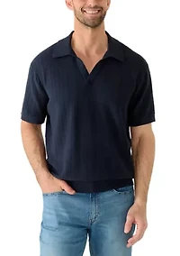 Men’s Short Sleeve Sweater Polo