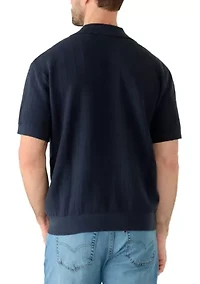 Men’s Short Sleeve Sweater Polo