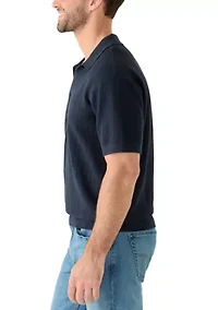 Men’s Short Sleeve Sweater Polo