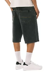 Men's Wide Leg Denim Shorts