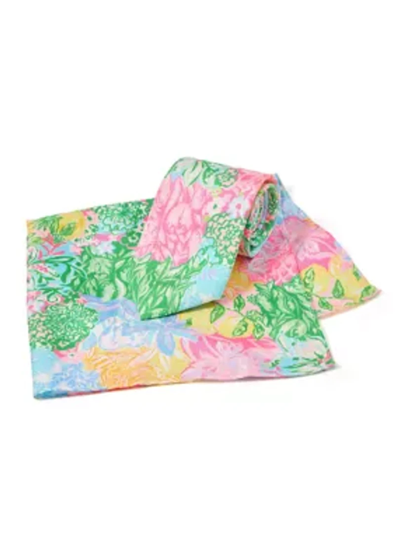 Men's Tie and Pocket Square Set