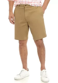 Comfort Flex 9 Inch Twill Shorts