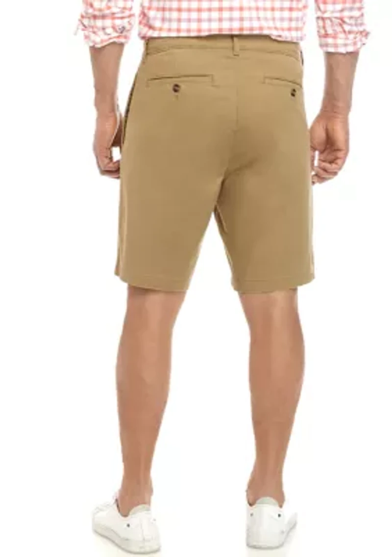 Comfort Flex 9 Inch Twill Shorts
