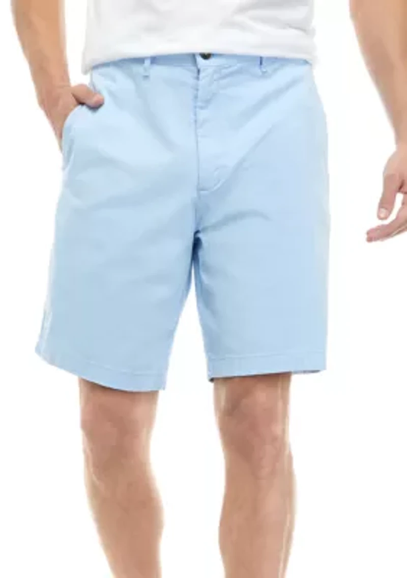 9" Stretch Twill Shorts