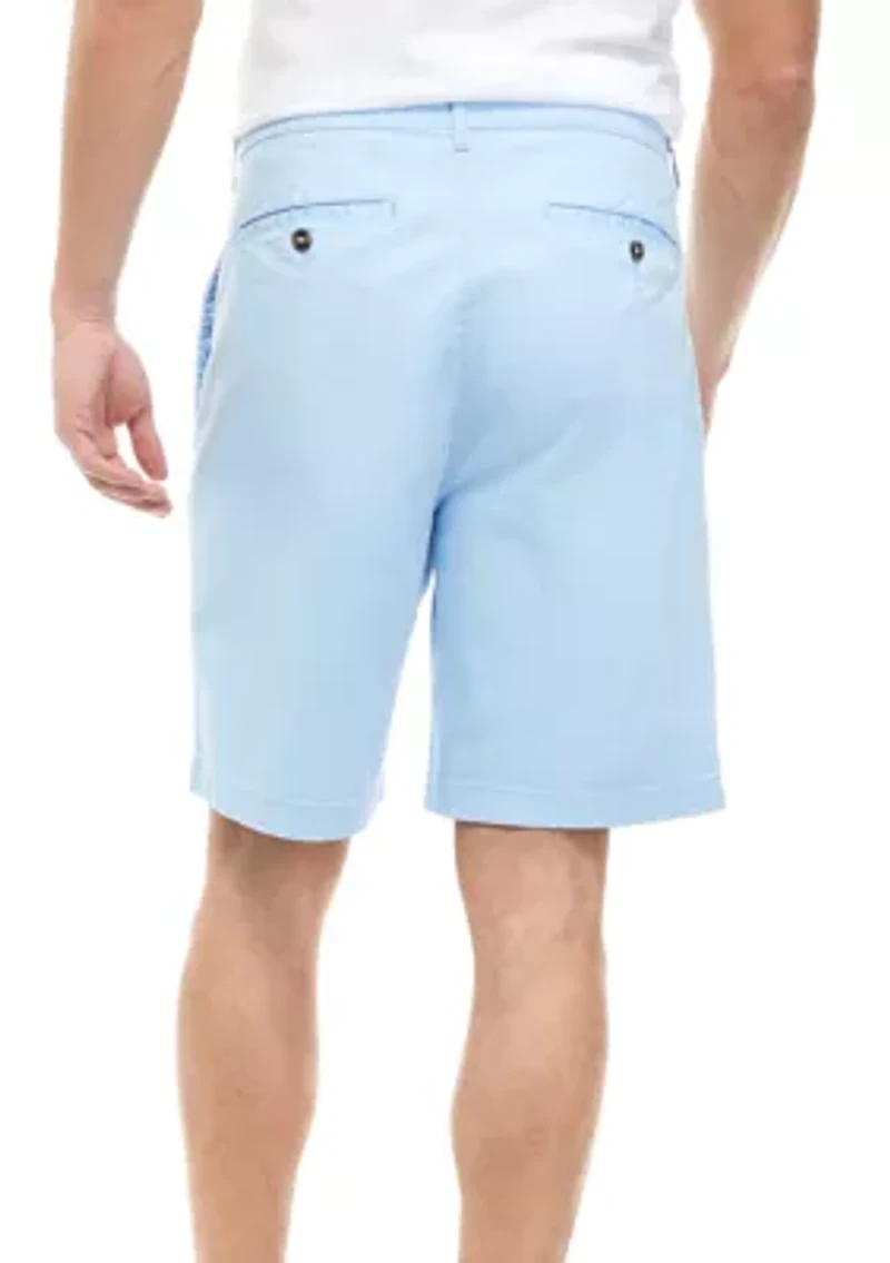 9" Stretch Twill Shorts