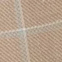 Men's Tan Windowpane Suit Jacket