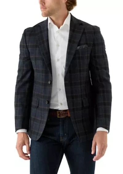 Single Breasted Button-Front Sport Coat