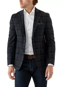Single Breasted Button-Front Sport Coat