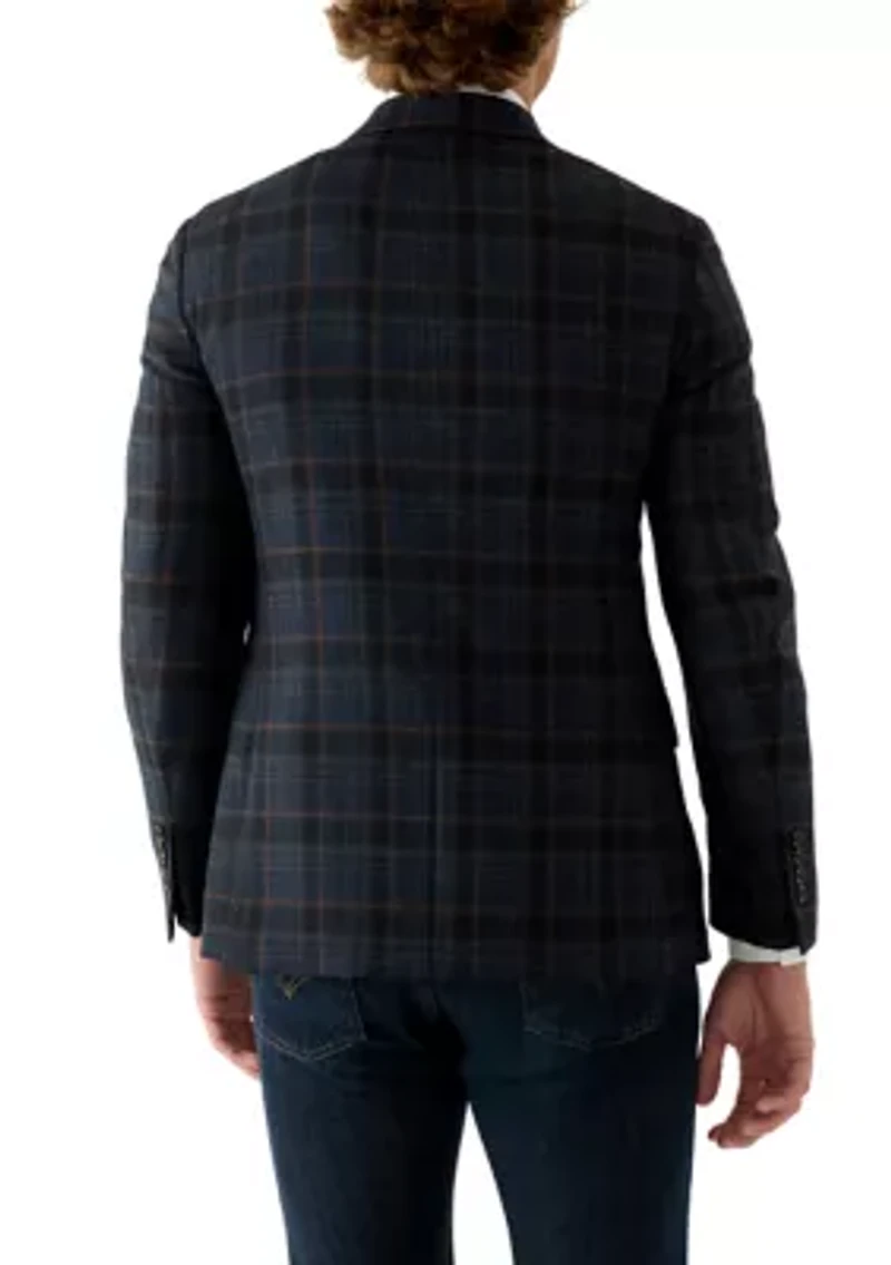 Single Breasted Button-Front Sport Coat