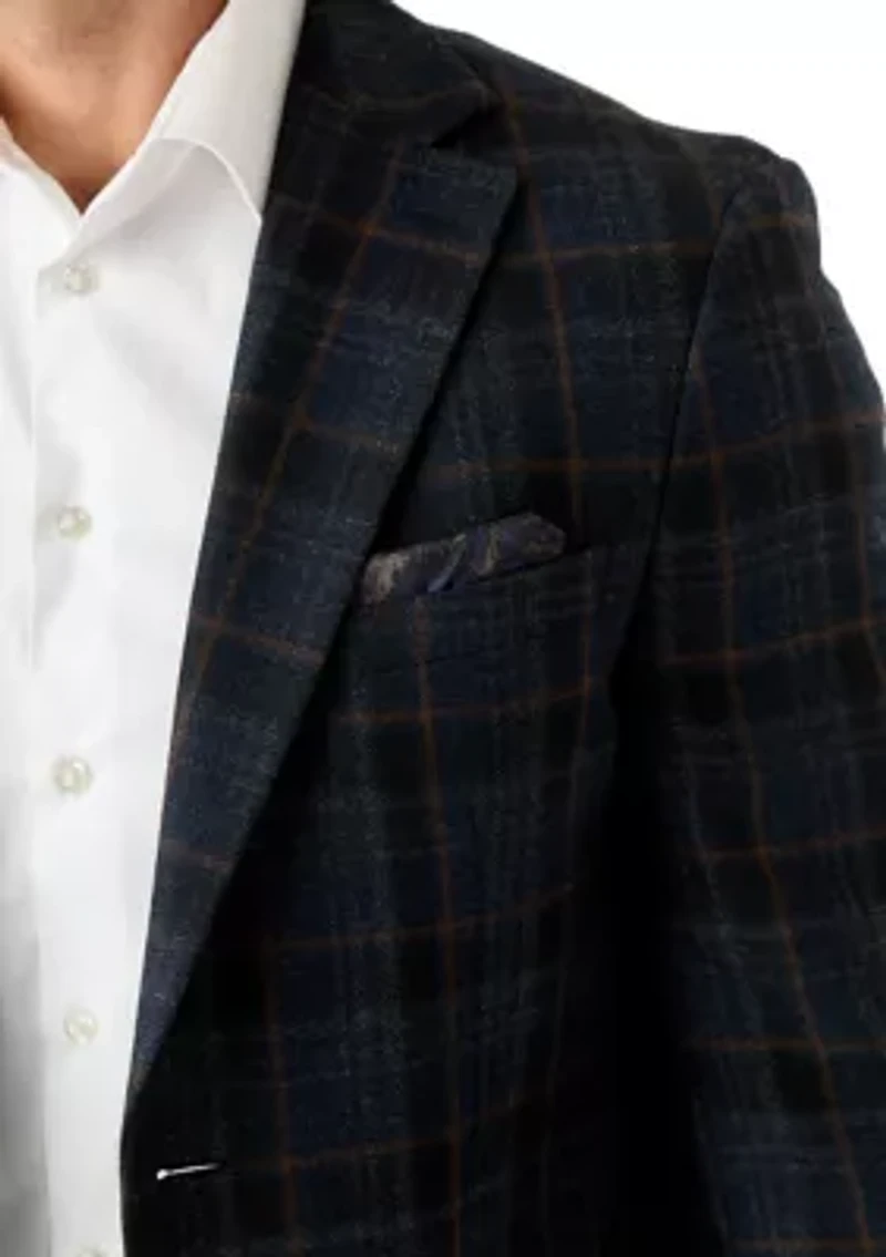 Single Breasted Button-Front Sport Coat