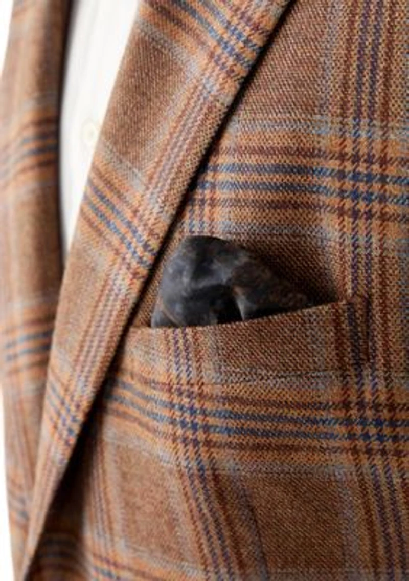 Single Breasted Plaid Sport Coat