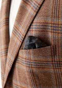 Single Breasted Plaid Sport Coat