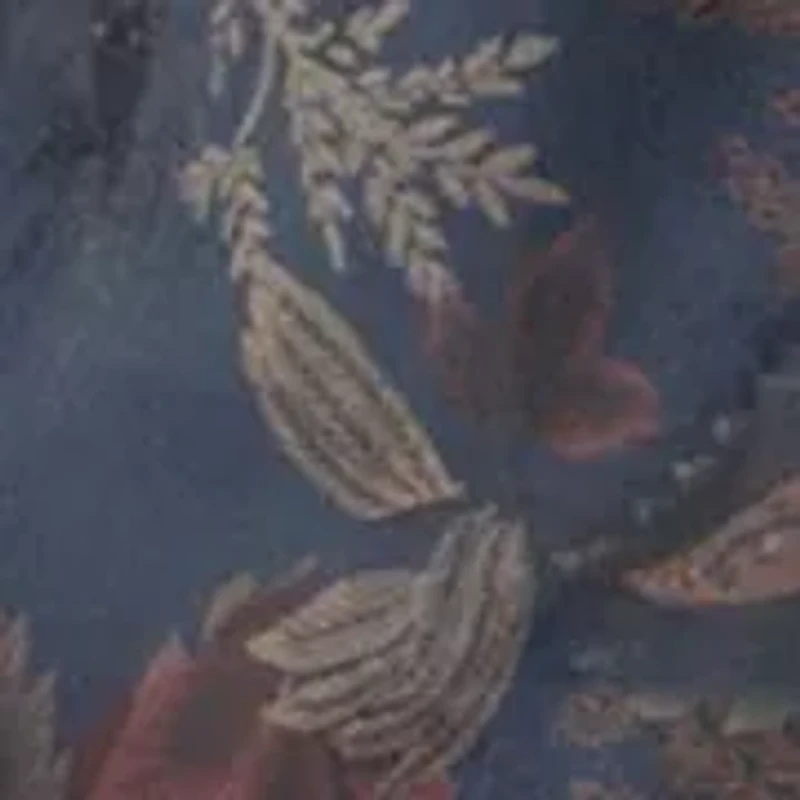 Men's Leaf Printed Velvet Sportcoat