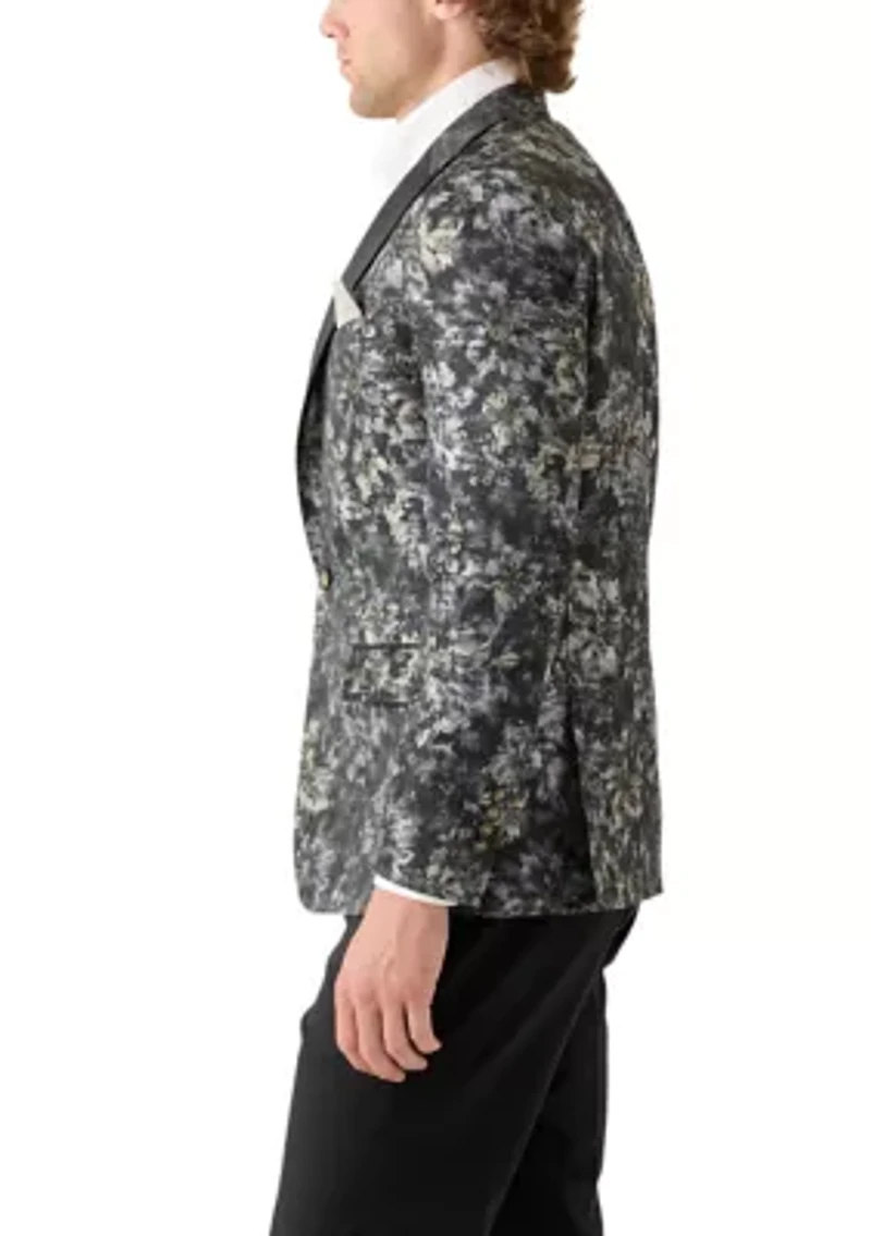 Men's Floral Printed Formal Sportcoat