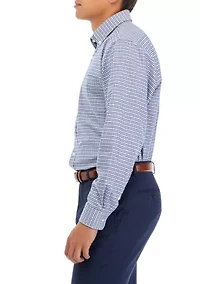 Big & Tall Check Print Shirt
