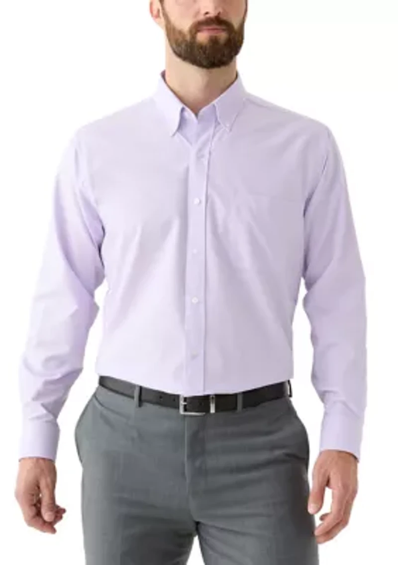 Men's Long Sleeve Button Down Dress Shirt