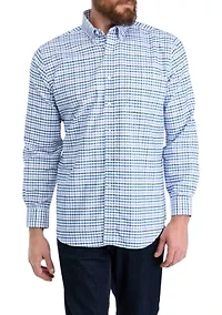 Multi Plaid Dress Shirt