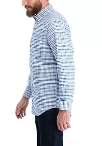 Multi Plaid Dress Shirt