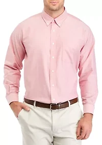 Men's Big Button Down Collar Oxford Shirt
