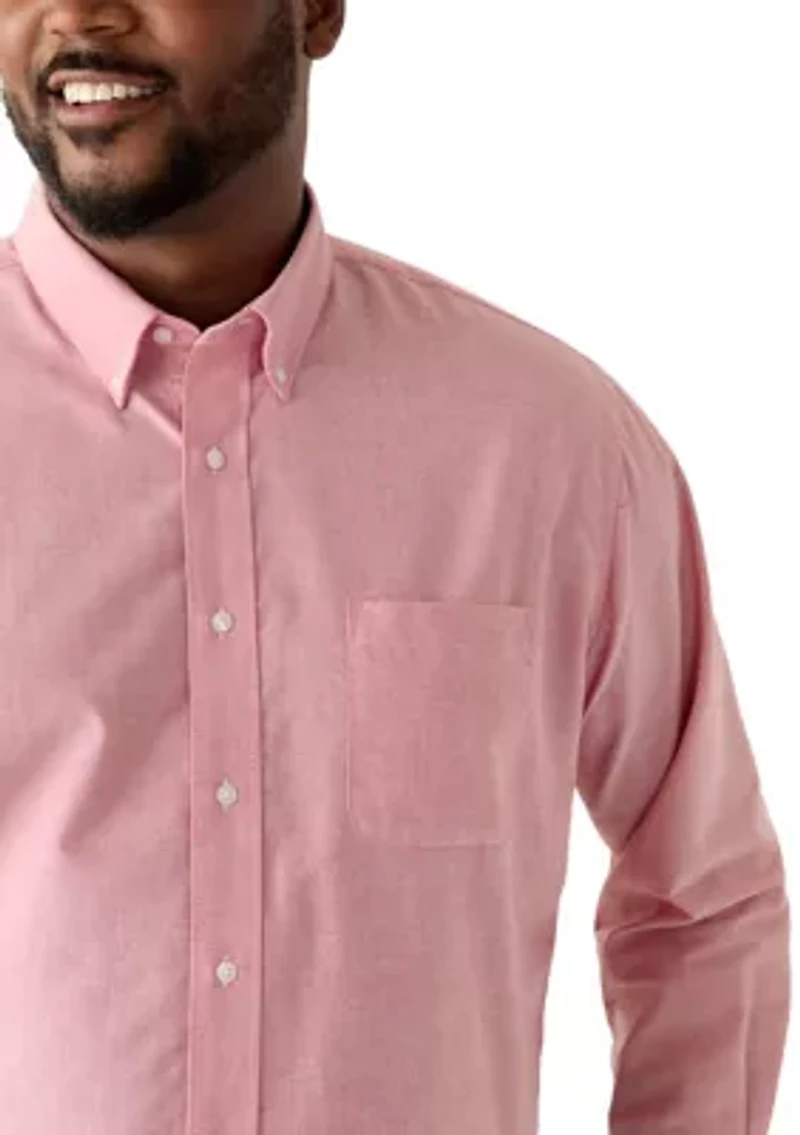 Men's Tall Button-Down Collar Oxford Shirt