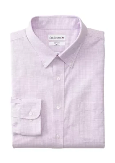 Men's Tall Plaid Oxford Shirt