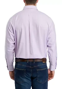 Men's Tall Plaid Oxford Shirt