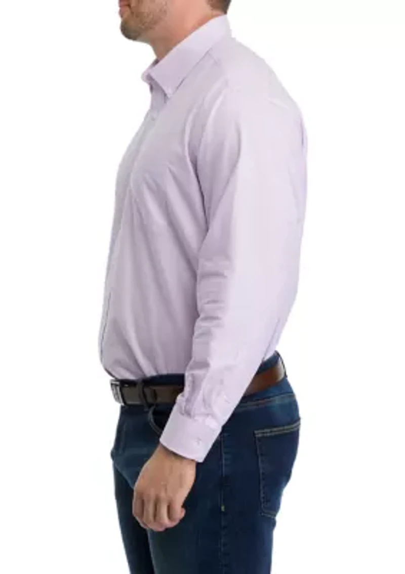 Men's Tall Plaid Oxford Shirt