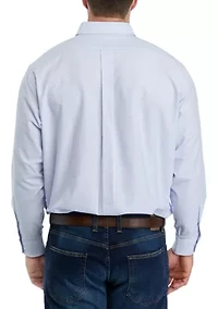 Men's Tall Striped Oxford Shirt
