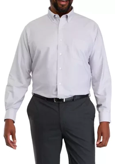 Men's Tall  Fashion Solid Dress Shirt