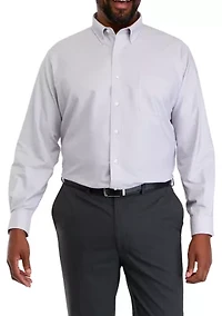 Men's Tall  Fashion Solid Dress Shirt