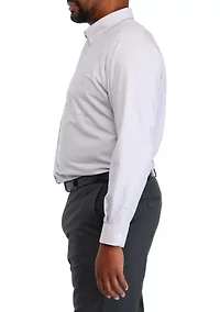 Men's Tall  Fashion Solid Dress Shirt