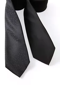Big & Tall Floral 2-Tie Set
