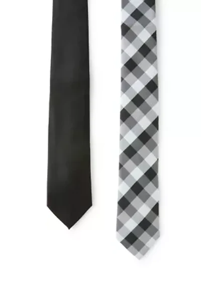 Big & Tall 2 Neckties Set