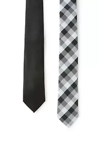 Big & Tall 2 Neckties Set