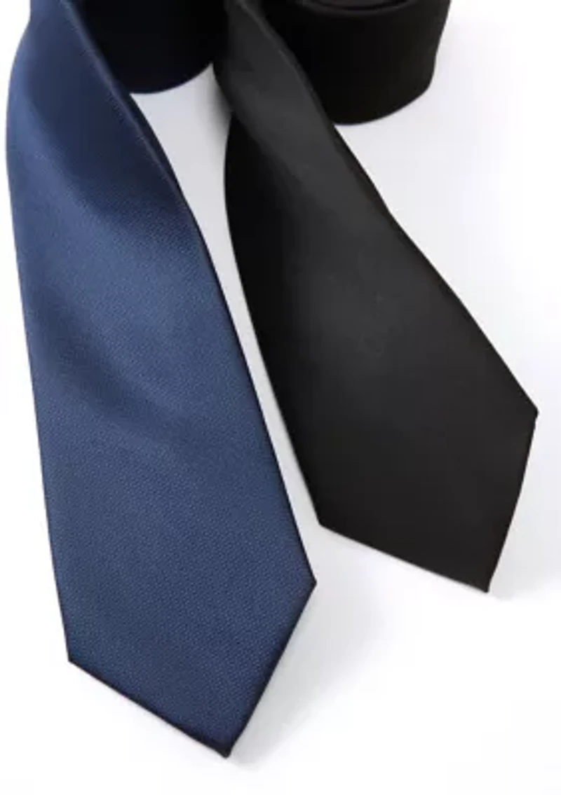 Big & Tall Neats 2-Tie Set