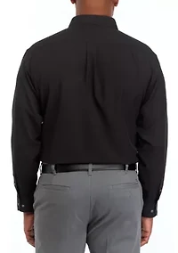Men's Big Stretch Solid Contrast Shirt