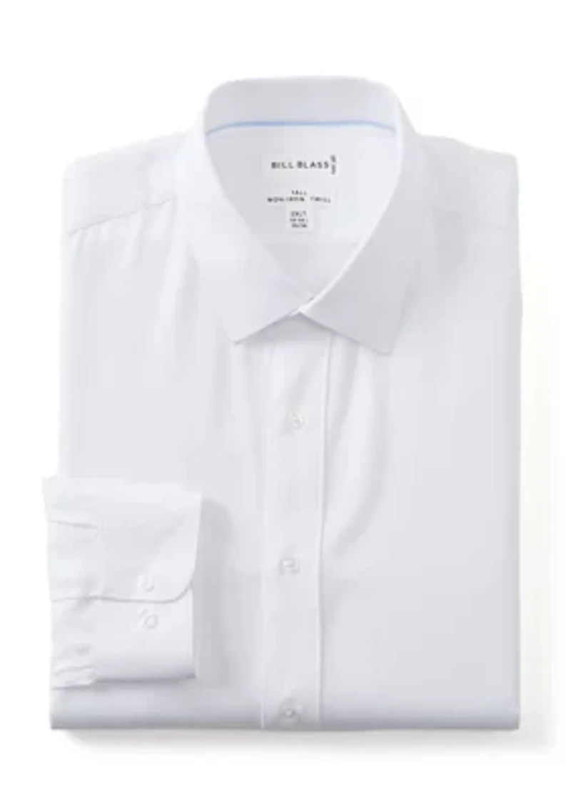 Big Twill Solid Performance Dress Shirt