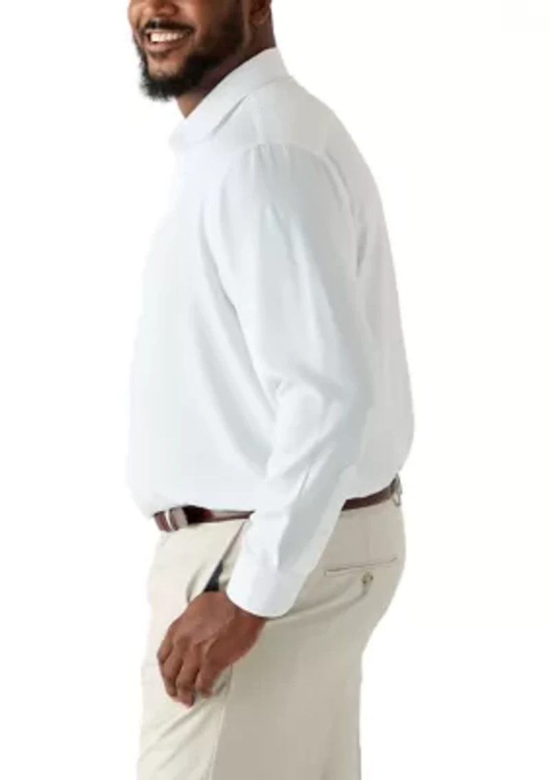 Big Twill Solid Performance Dress Shirt