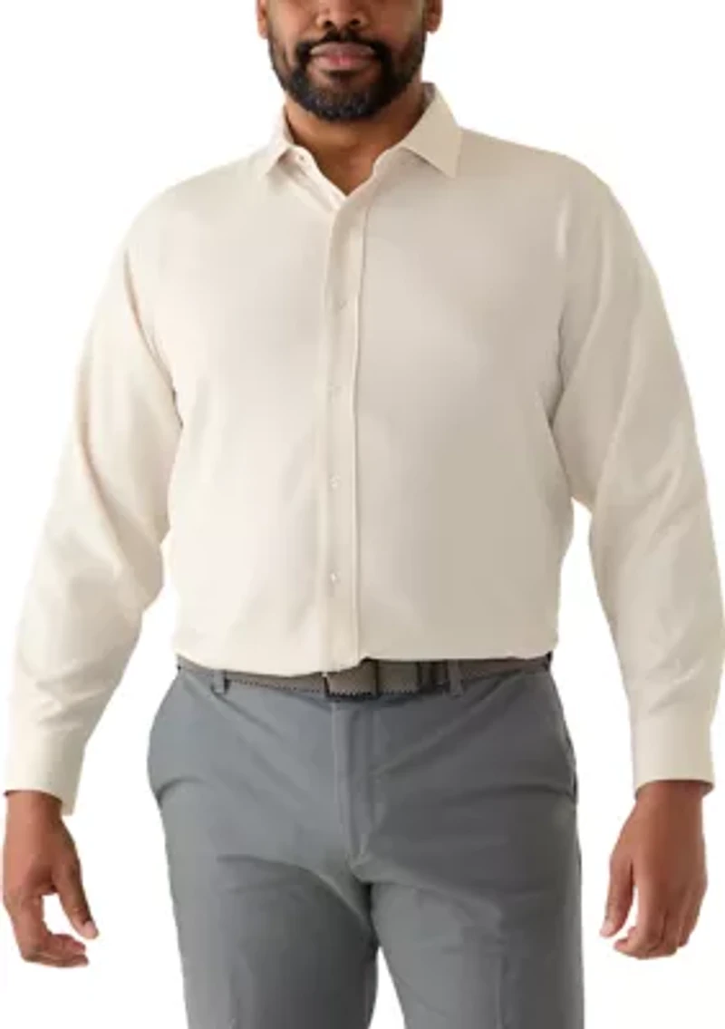 Big & Tall Twill Performance Dress Shirt