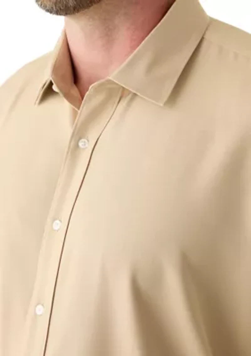 Big & Tall Twill Performance Dress Shirt