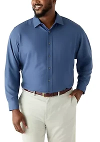 Big Twill Solid Performance Dress Shirt