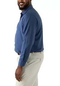 Big Twill Solid Performance Dress Shirt