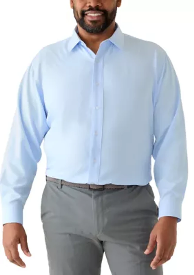 Big & Tall Solid Performance Dress Shirt