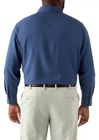Tall Twill Solid Performance Dress Shirt