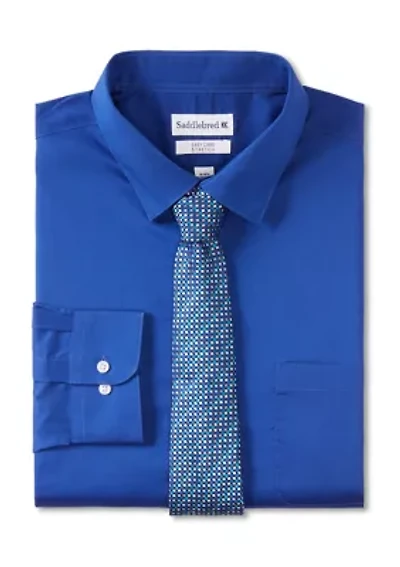 Big & Tall Fashion Shirt and Tie Box Set