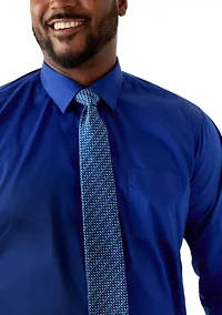 Big & Tall Fashion Shirt and Tie Box Set