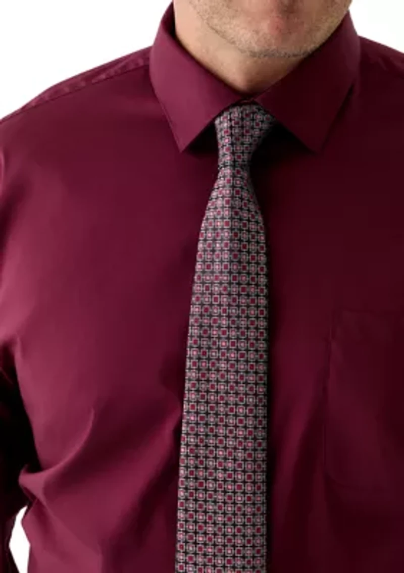 Big & Tall Fashion Shirt and Tie Box Set